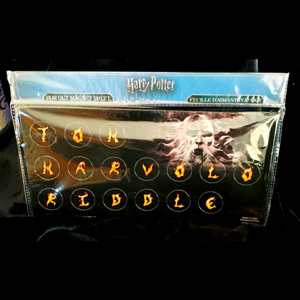 Harry Potter "Tom Marvolo Riddle" magnet set